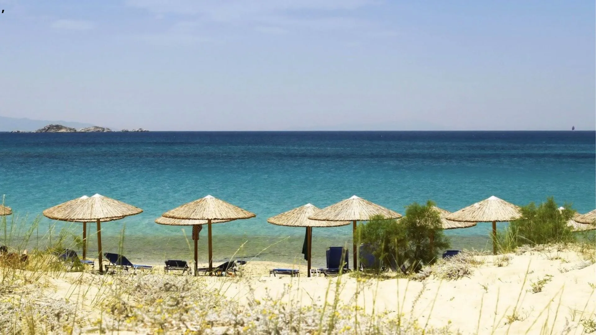 Plaka Beach Naxos Island
